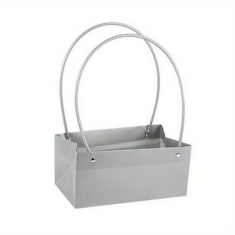 1PCS Flower Paper Boxes Bucket Florist Gift 22x11x10cm Home Decoration Party Birthday Decor Supplies Paper Bags for Gifts