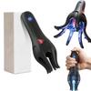 Men's Wave Therapy Device Rechargeable Waterproof Ergonomic Grip Male Body Sculpting Massager Black