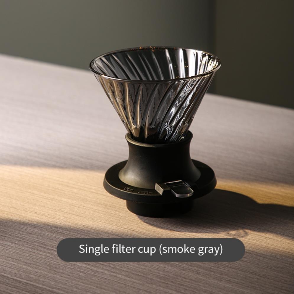 Hand Brewed Coffee Set Coffee Server with Filter Switch Dripper Handmade Borosilicate Glass Maker for Over Coffee Dripper Sets