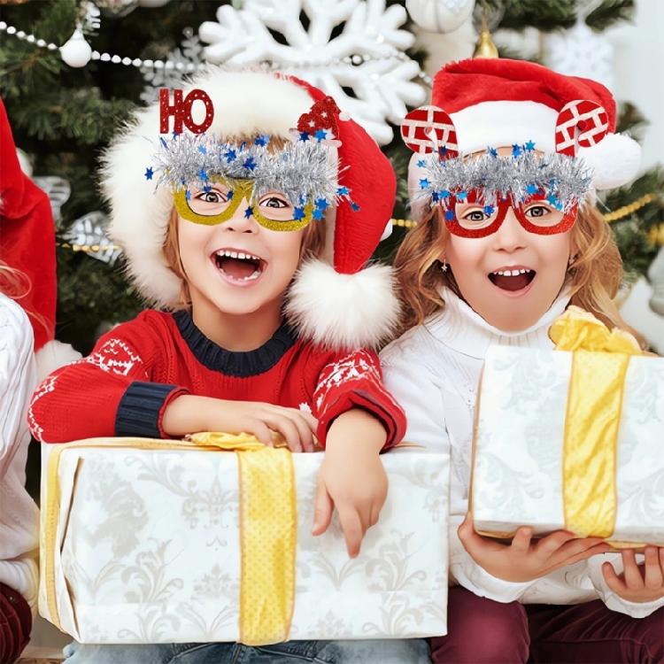 Christmas Costume Eyeglasses Christmas Party Eyewear for Holiday Masquerade