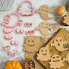 Cookie Cutters Mold Halloween Cookie Molds Kit Ghost Pattern Design Cookie Cutter For Chocolate Cake Fillings Cake Decorations
