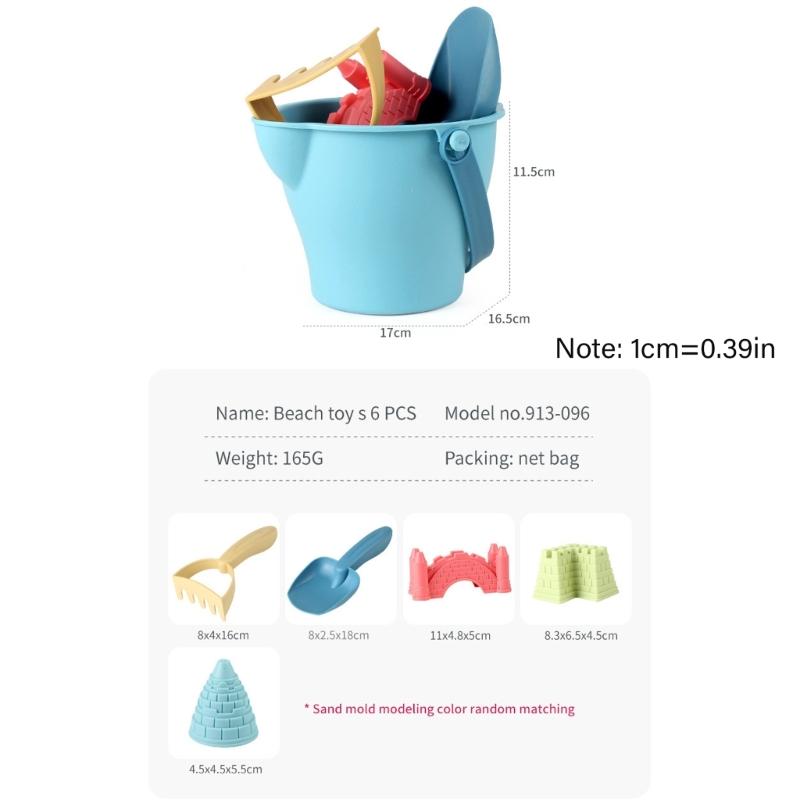 Colorful Sand Bucket Spade Baby Birthday Gifts Baby Sand Toy Shovel for Beach Kids Sand Games Tool Kids Beach