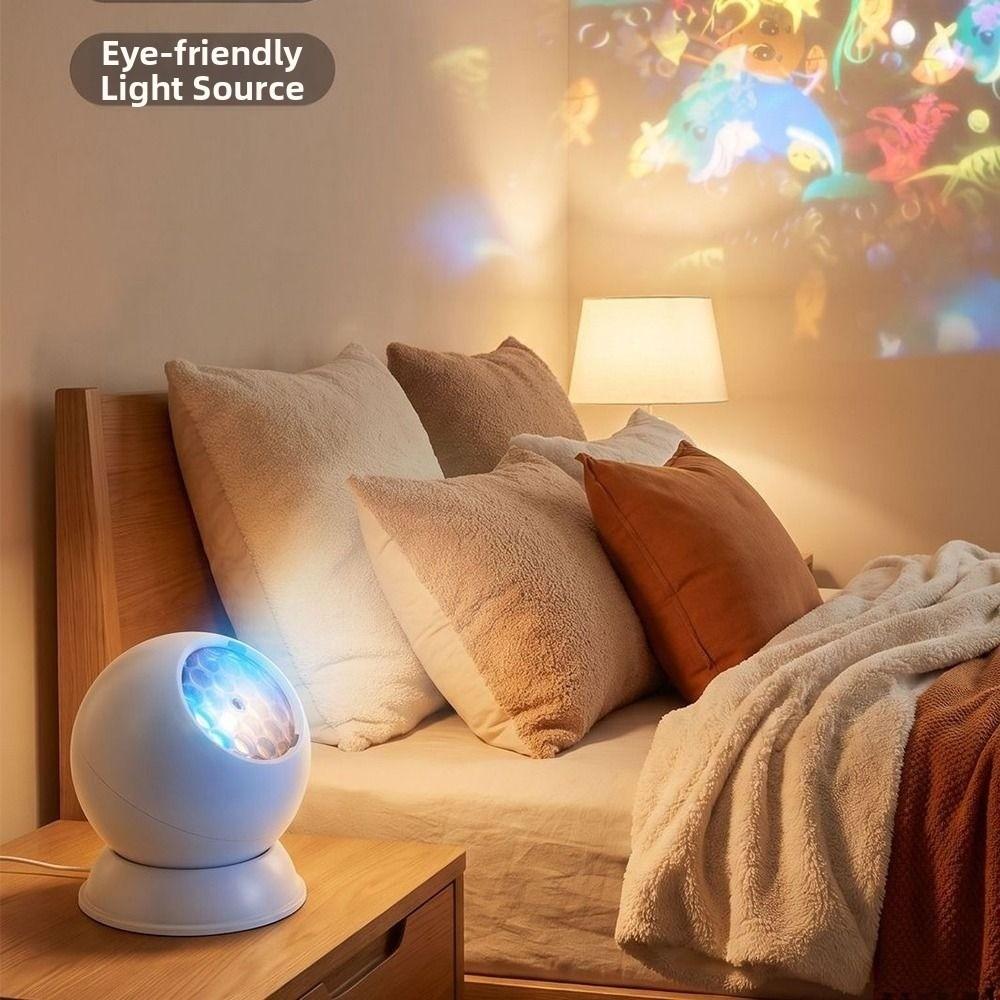 Ocean Ocean Wave Projection Light Rotating Night Light Christmas Projector Light Home Decor