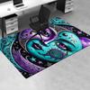 "Starry Night Moon Face Art Print - Celestial Wall Decor"Office Mat Home Decor Office Desk Chair Carpet for office ph149
