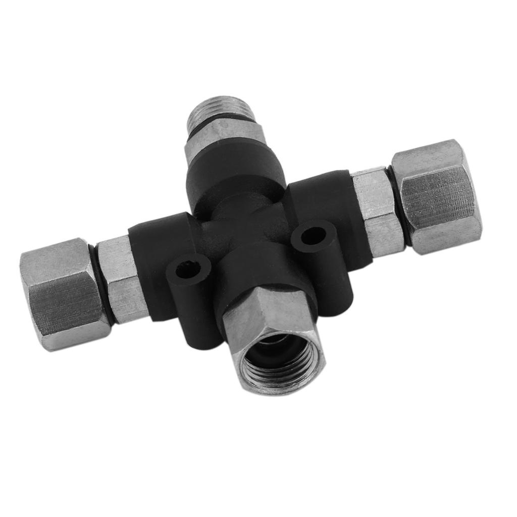 1 8 3 way Airbrush Air Hose Manifold Adaptor Splitter Tattoo Spray Connector