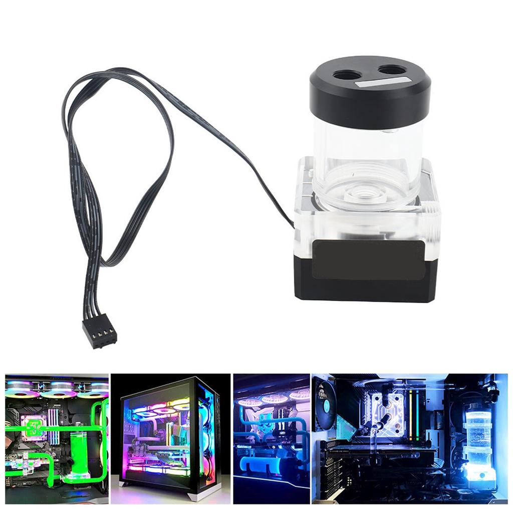 Computer Water Pump PC Cooler Integrated Built-in Defoaming 500LH-Flow 3 Meters Discharge Lift