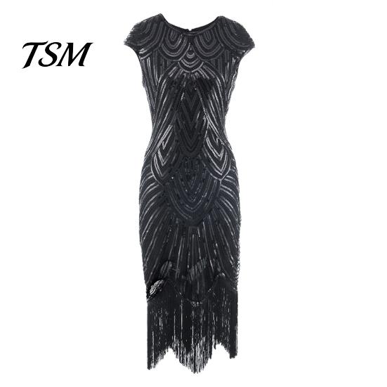 Sleeveless Dress Tassels O-Neck Women Fashion Summer for Banquet