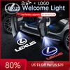 2026 Autocollants Intérieurs Chauds Pour IS FSPORT IS250 IS300 IS350 UX UX300h UX260h UX200 Projecteur de Logo d'Accueil de Porte de Voiture LED Ghos