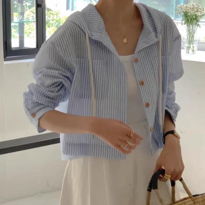 Camisa de Mujer Verano Moda Protección Solar Manga Larga Casual