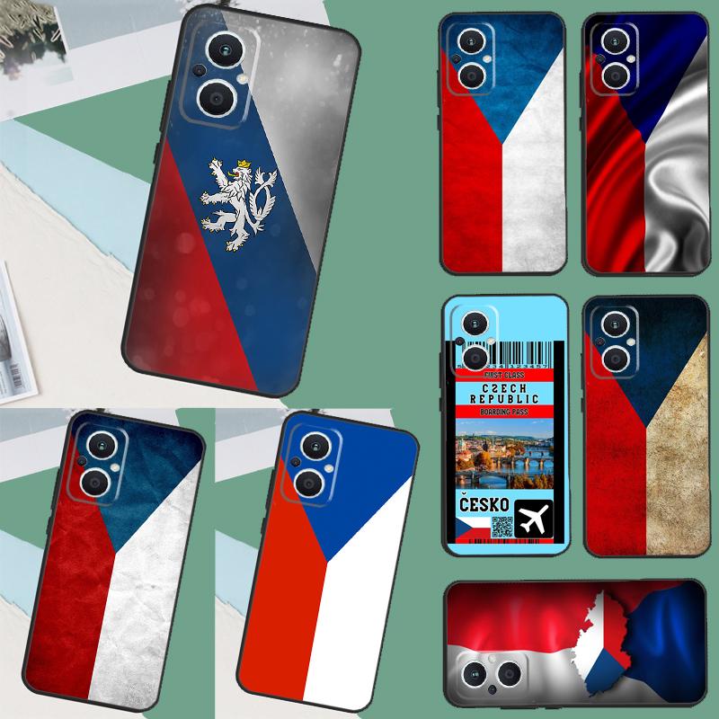Czech Republic Czech Flag Case For OPPO Reno 13 13F 12 11 F 8T 7 8 10 Pro OPPO Find X8 X6 X3 Pro X5 Lite Cover Funda