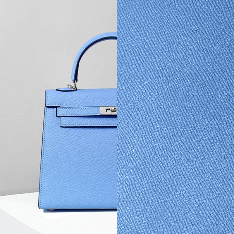 The Second Generation Kelly Bag Palm Pattern Cowhide Shoulder Bag Women's Leather Versatile Commuter Messenger Portable Kelly Bag