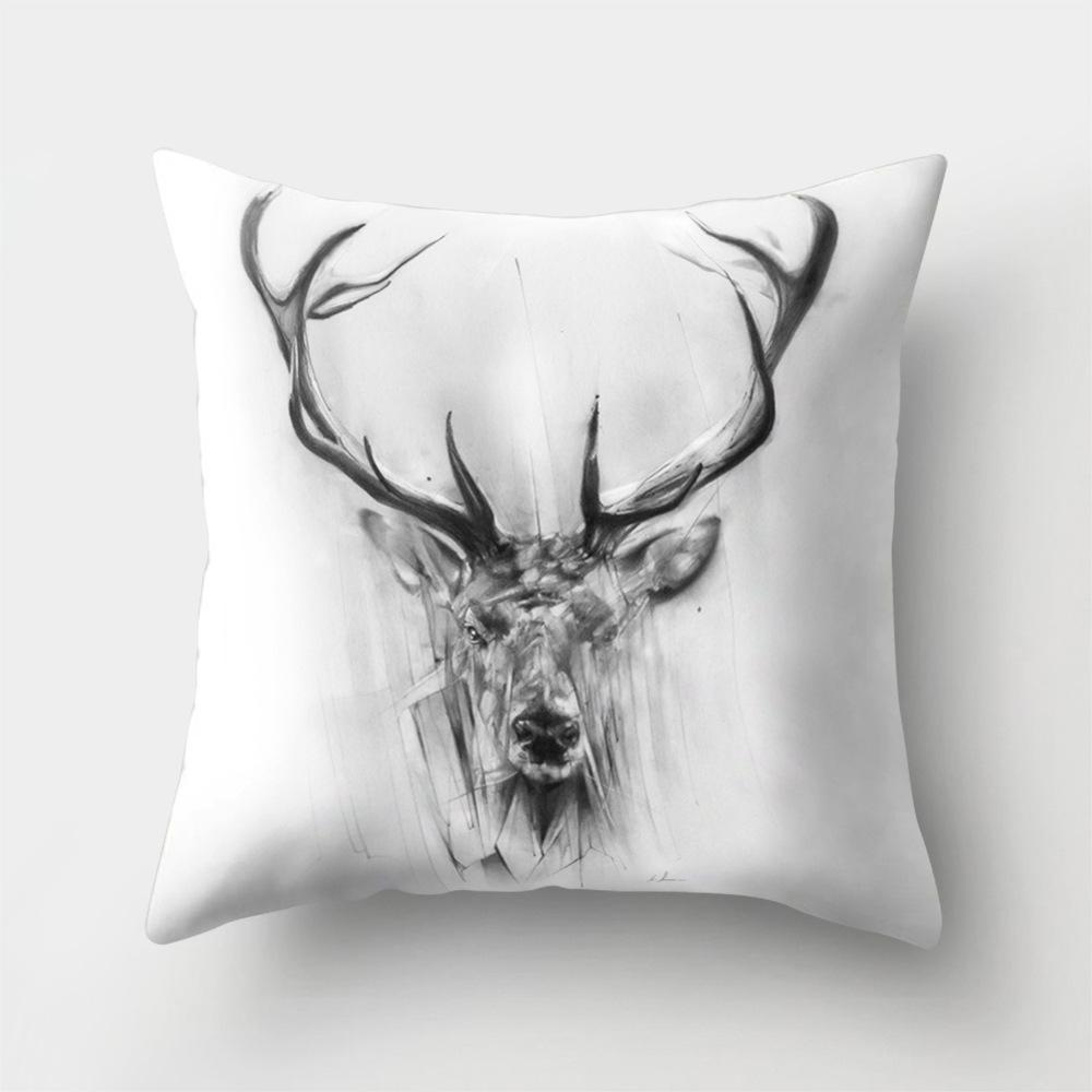 

Polyester Sofa Pillow Case Creative Home Yiwu Pillow Car Cushion 45 * 45 without pillow core