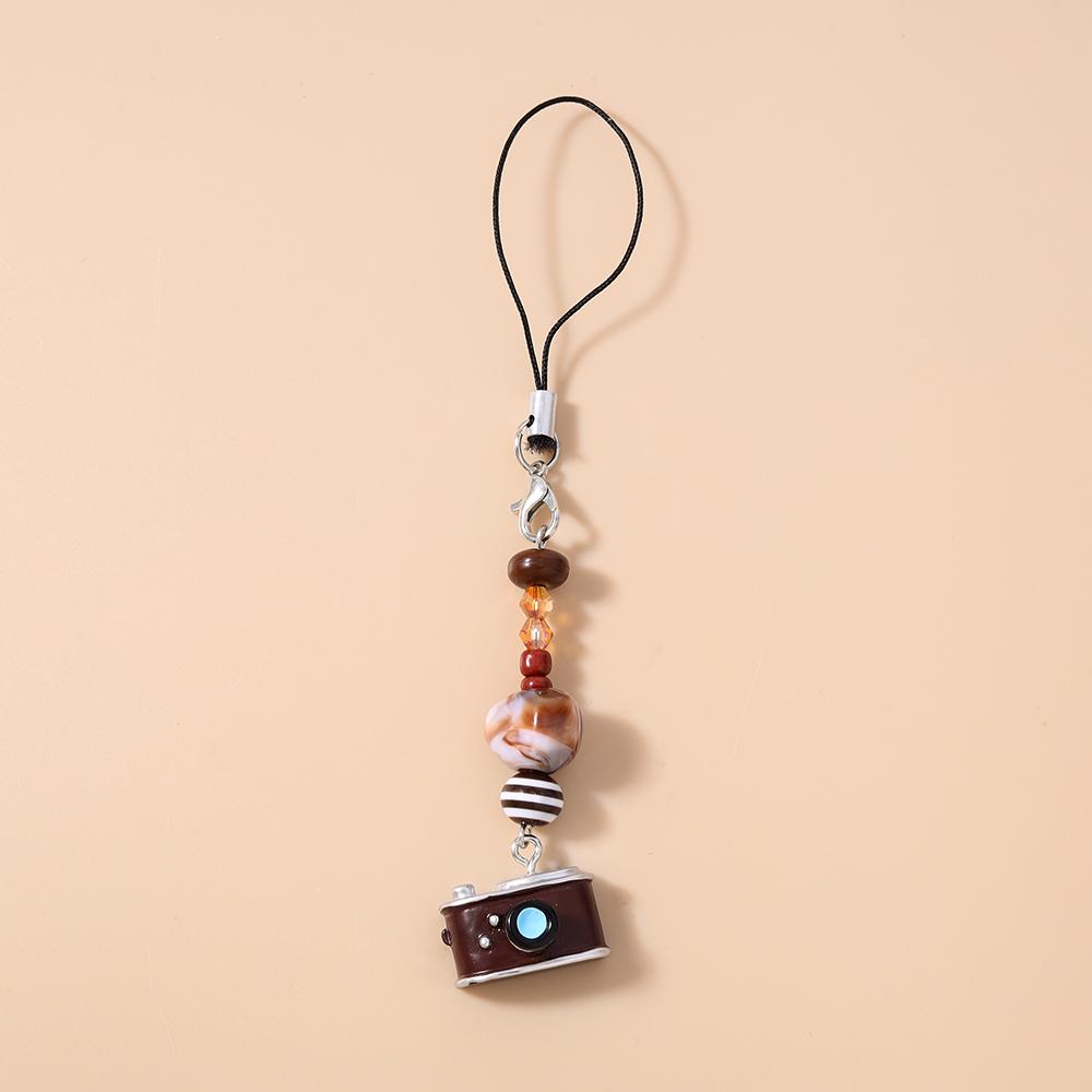 

Fashion 3D Camera Keychain Women Girls Simulation Guitar Key Ring Pendant for Handbag Charms DIY Key Chain Jewelry