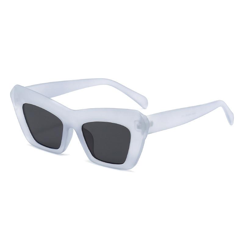 New Vintage Sunglasses Women Men Square Big Frame Sun Glasses Female Brand Designer Retro Shades Fashion Cat Eye Oculos De Sol