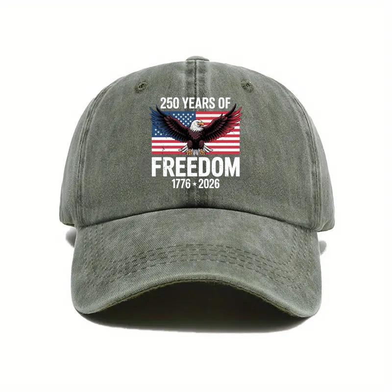 Hot-selling American Anniversary Fashion Denim Baseball Cap Female Retro Printed Soft Top Cap Male