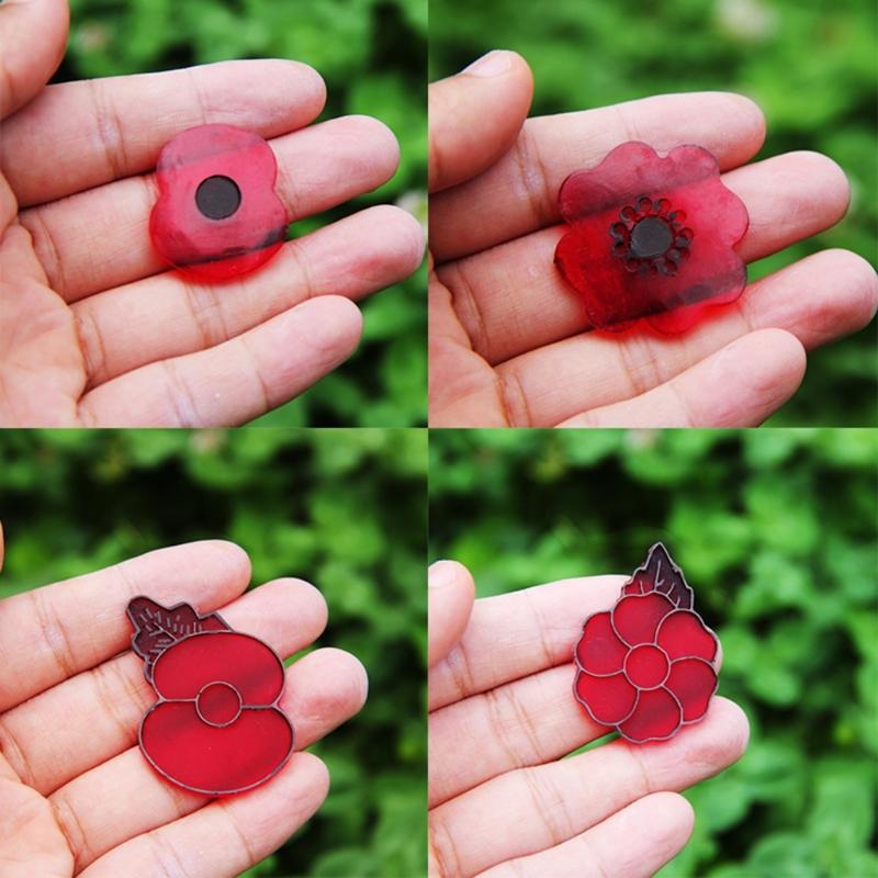 Silicone Poppys Flower Shape Mold High Temperature Resistant Mould for Home Decorations Practical Jewelry Accessory Mold