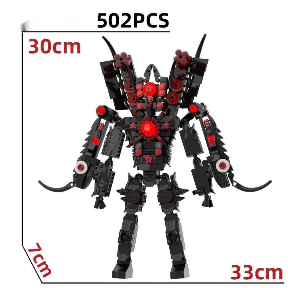 

Skibidi Туалет Строительные блоки Игрушка Титаны Оператор Спикерман Дриллман Телевизионный мужчина Женщина Камера Спикер Человек G Дрель Человек Фигурка Игрушка