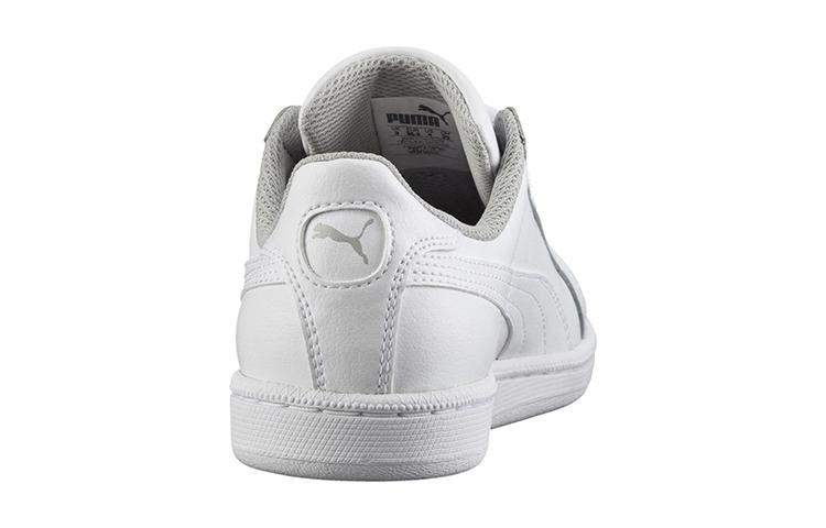 Puma Smash Collection Low Top Skateboard Shoes White Teenagers 360162-04