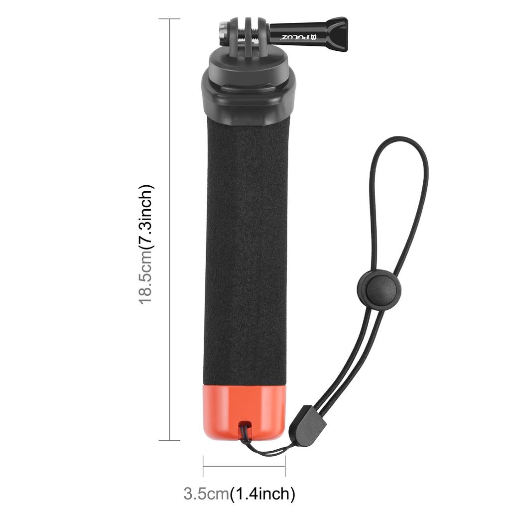 PULUZ PU561E Floating Handle for GoPro Hero Series/Insta360 One R/DJI Osmo Action Camera Buoyancy Rod