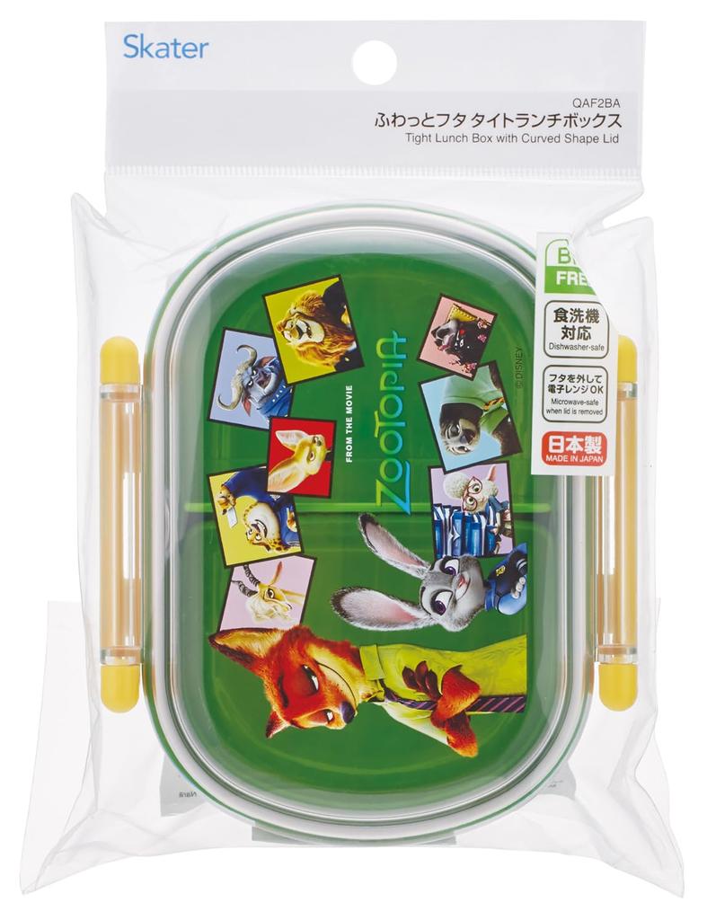 Skater Bento Fluffy Serving Single 360ml Made In Dishwasher and Microwave Disney Zootopia Suitable for Boys and Kids' Box, Capacity, Tier, Capacity,