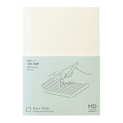 DESIGNPHIL Caderno MIDORI MD A6 Quadriculado, Estilo Livro, 15378006