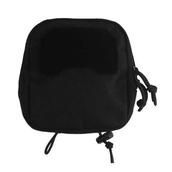 Outdoor Tactical Bag with Elastic Band Hunting Camping Hiking Tactical Gear Flashlight Accessories Storage Bag Multi-purpose Zipper Pouch