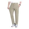 [Dnzzs] Men's Golf Pants, Stretch Trousers, Slacks, Sweat Absorbent, Quick Drying, Lightweight, Plain, Casual, Long Pants, Daily Wear, Business