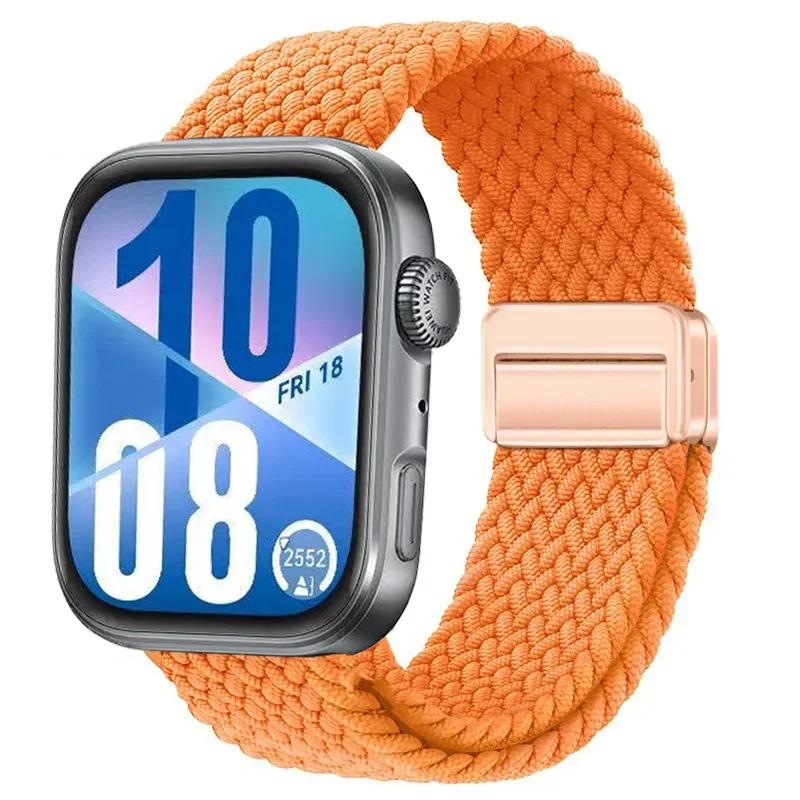 Magnetic Braided Strap for Huawei Watch Fit 4 Pro 3 Nylon Loop Correa Sports Bracelet for Huawei Fit3 Fit4 4Pro Band Accessories