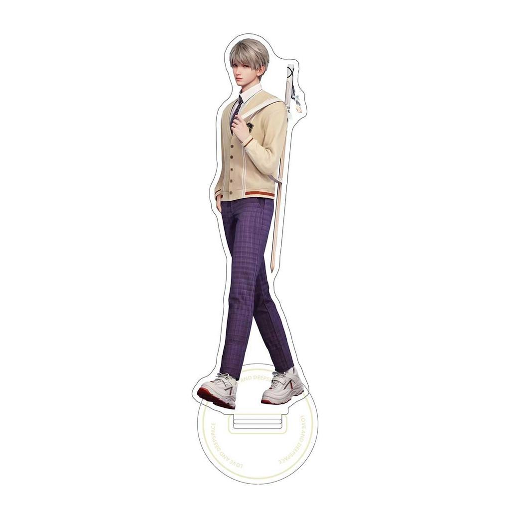 Game Li Shen Qi Yu Shen Xinghui Anime Acrylic Figure Stand Love and Deepspace Q Version Desktop Display Cartoon Room Decor Stand