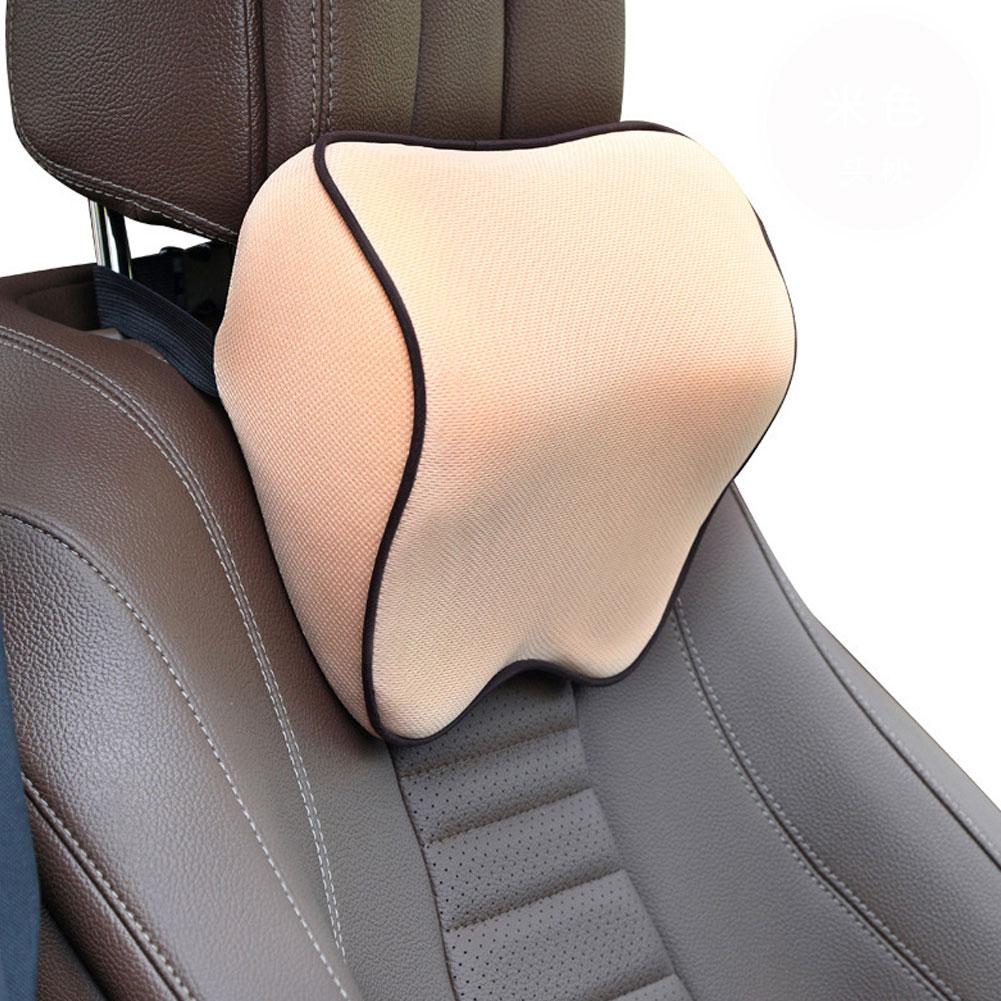 Universal Car Headrest Neck Pillow Softness Memory Foam Support Head Rest Protector Breathable Neck Cushion Automobiles Interior