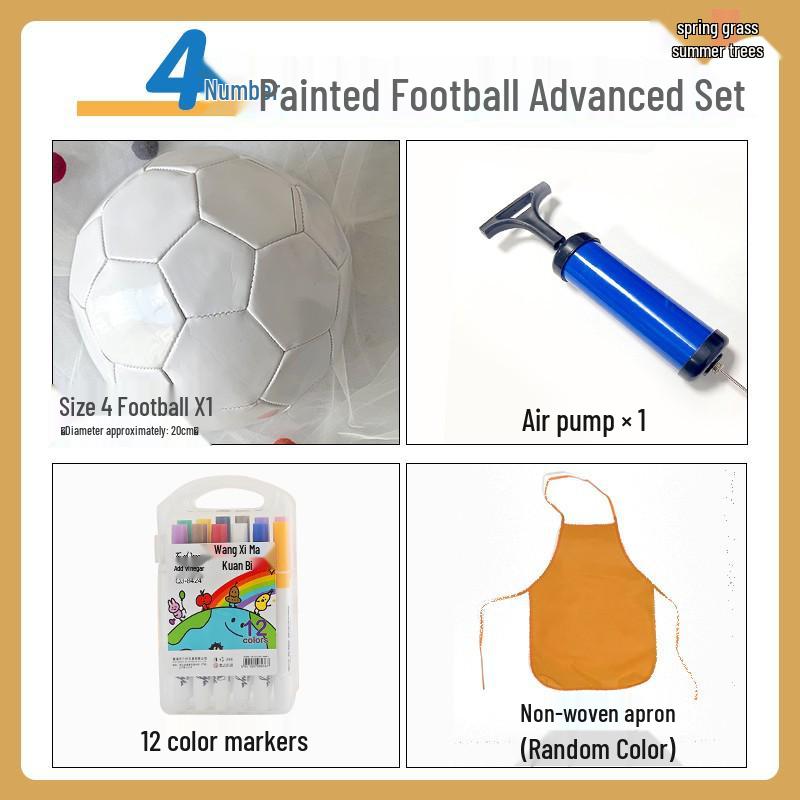 Customizable DIY Graffiti Football - Perfect for Kids & Adults