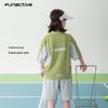 FUN ACTIVE Kids Color-Block Quick-Dry Polo T-Shirt