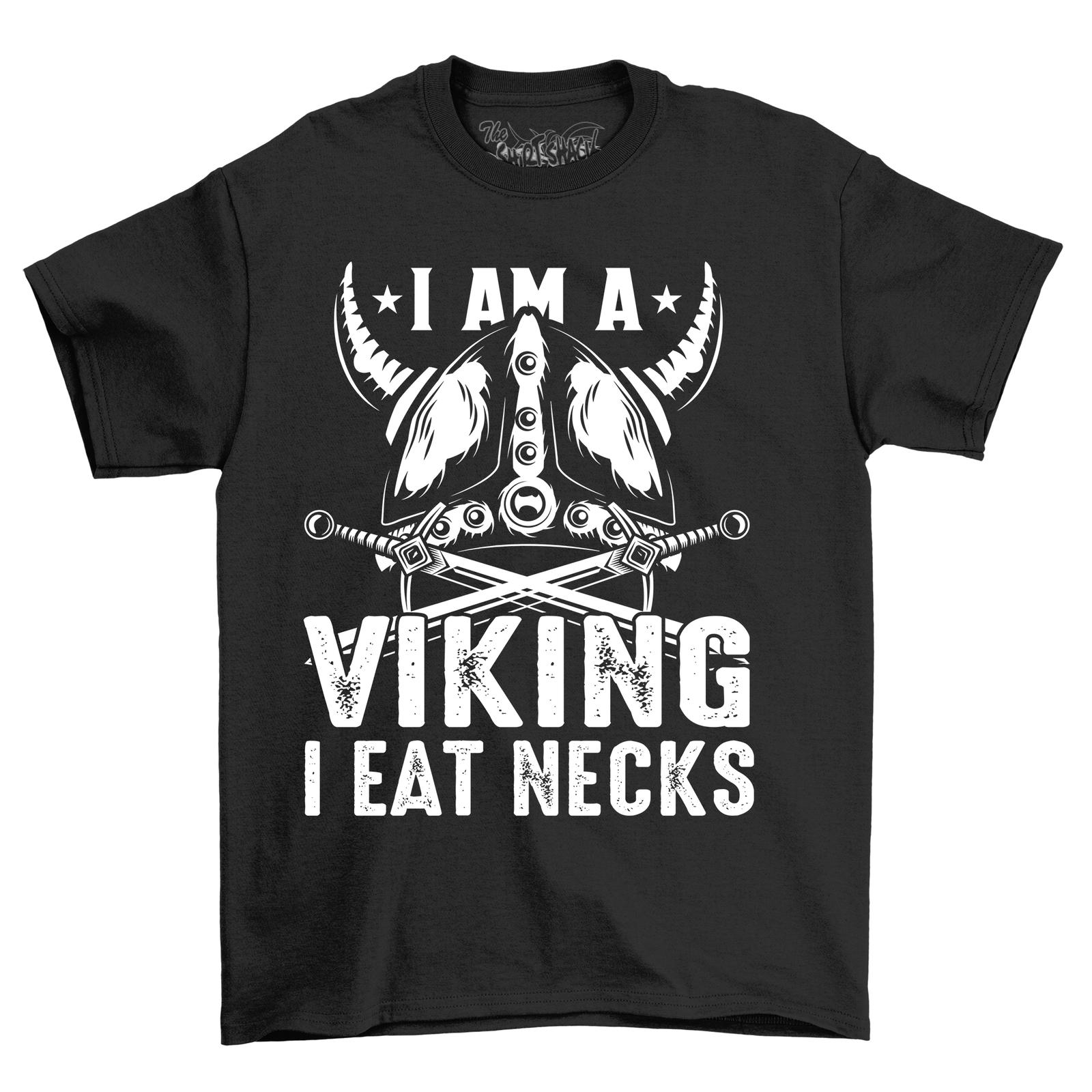 

Viking Neck Eater, Funny T-Shirt Mens Womens Tees Top for True Warriors - 100% Cotton, Unisex Printed 2XL