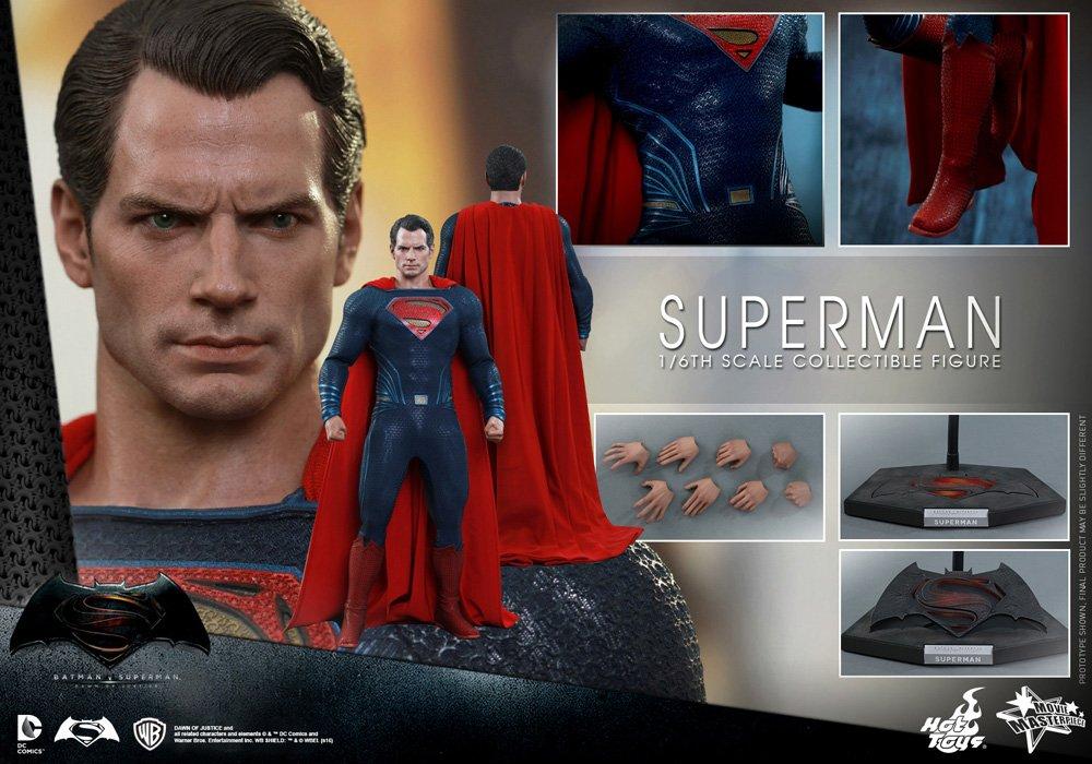 Movie Masterpiece Batman V Dawn of Justice Superman Scale Plastic Action Figure Superman 1/6 Pre-painted