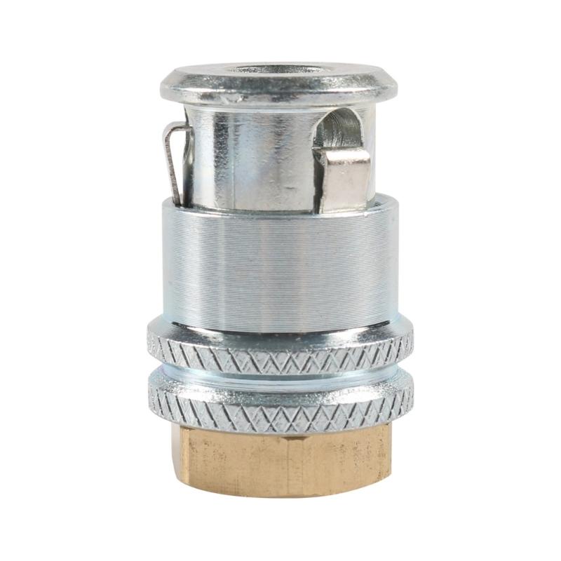 

Heavy-Duty Metal Air Nozzle With Quick Connector,Closed Flow Tire Chuck,Locks on Tire Inflator Chuck