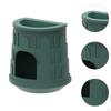 Reptile Cave Bath Cage Accessories Hideaway Hides Pets Hut Amphibians Hideout House for Spider Snake