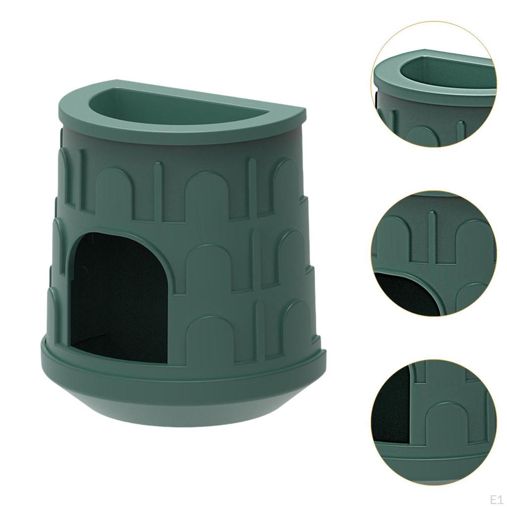 Reptile Cave Bath Cage Accessories Hideaway Hides Pets Hut Amphibians Hideout House for Spider Snake
