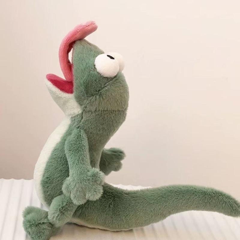 Magnetic Sounding Lizard Plush Doll Cute Cartoon Doll Pendant