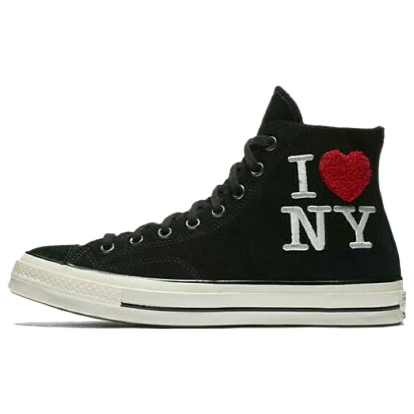 

Кроссовки унисекс Converse Chuck Taylor All Star 70 High I Love NY Black Egret Red 161185C 37.5