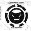Black Powersports Gas Tank Protectors for Motorcycle,Gas Oil Fuel Tank Sticker Protector Decals Stickers Tank Pad