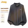 JEEP Men's Mock Neck Long Sleeve Casual Sweatshirt
