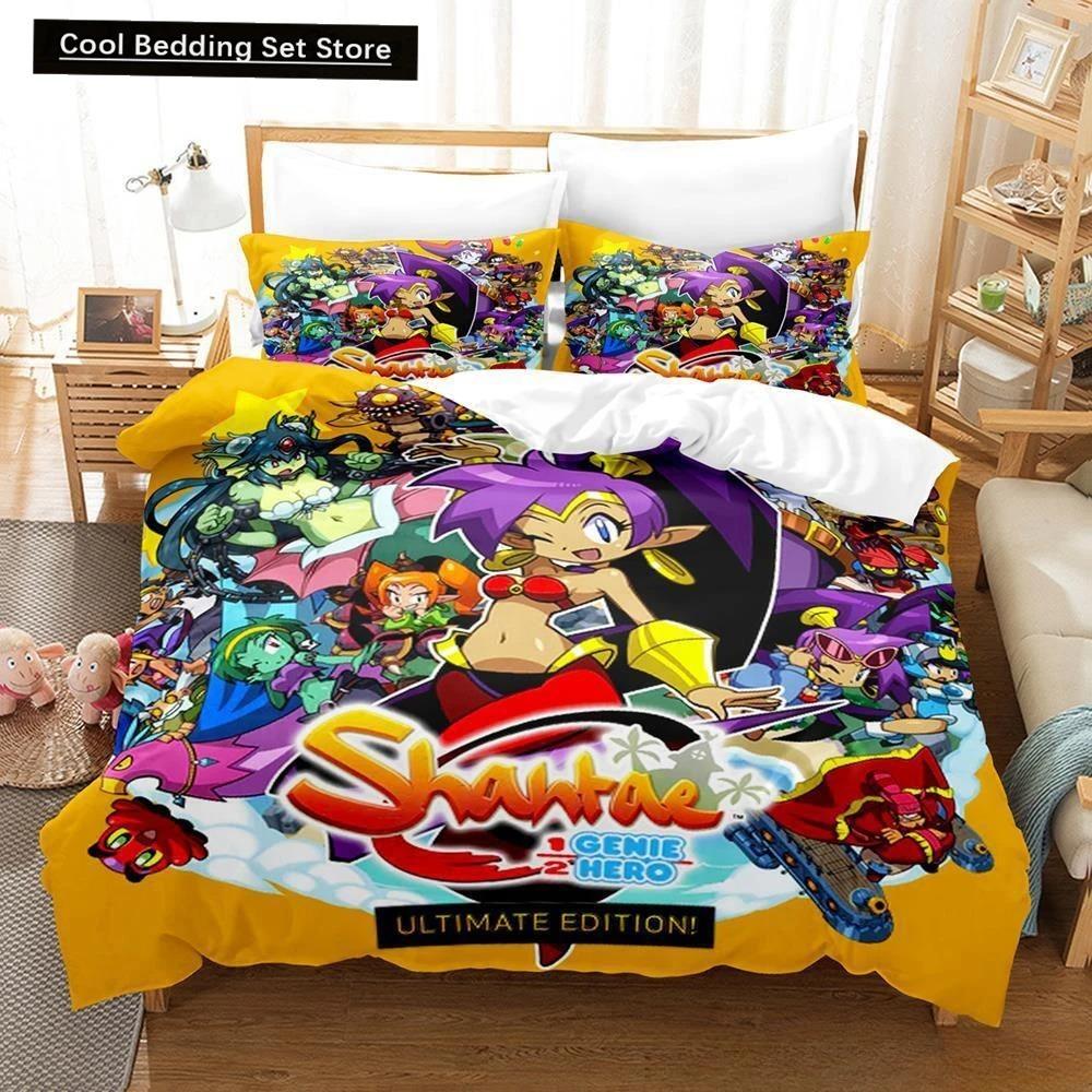 Kawaii Gromit Bedding Set Single Twin Full Queen King Size Bed Set Aldult Kid Bedroom Duvetcover Sets Print Anime Bed Sheet Set