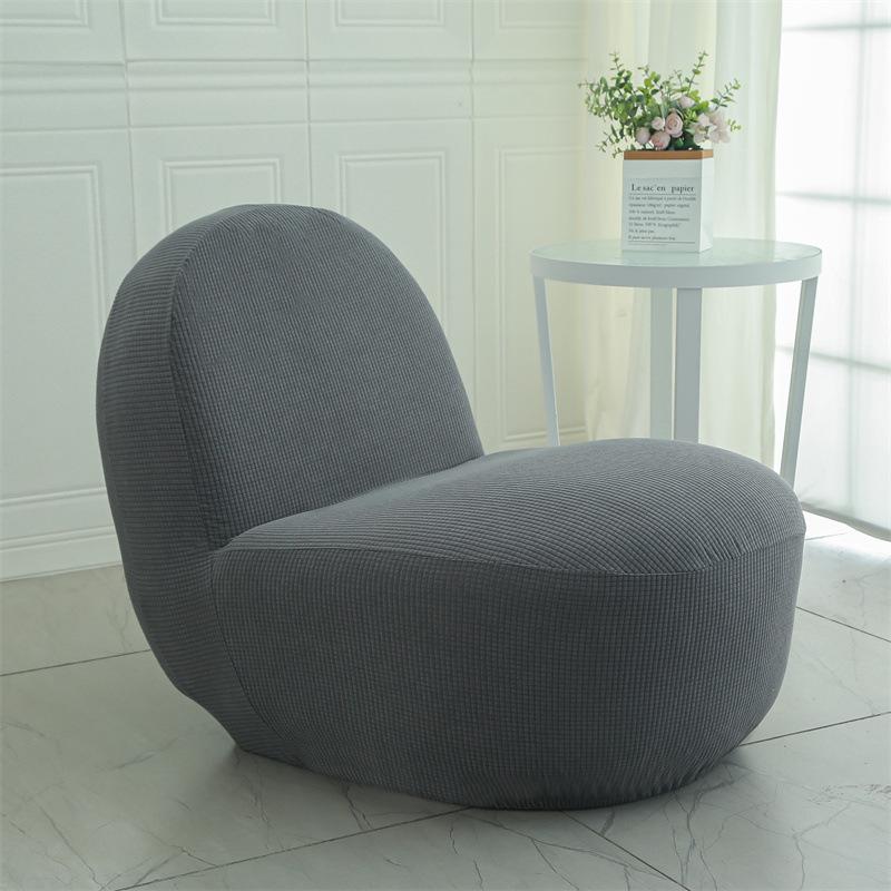 

Белый круглый пухлый чехол для дивана: Полная защита, защита от царапин, пыленепроницаемость Round Chubby Sofa Cover