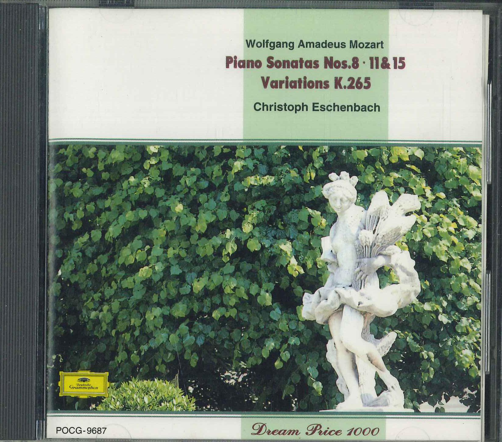 

CD Эшенбах (КРИСТОФ); МОЦАРТ - Моцарт: Соната для фортепиано Нет. POCG9687PROMO POLYDOR 1995 Япония Оби Классика Б/У