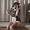 Q Maid Mesh Uniform Lolita Cosplay Underwear Free Sexy Perspective Maid Uniform Set