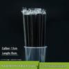 ZISIZ Individually Wrapped Plastic Disposable Straws