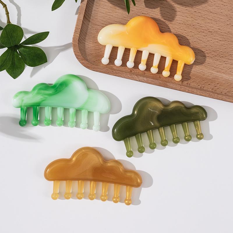 Scalp Meridian Head Therapy Gua Sha Facial Cupping Massage Comb