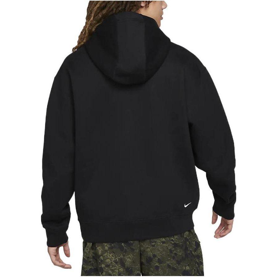 Nike ACG Thickened And Fleece Lined Solid Color Loose Fit Pullover Hooded Sweatshirt Unisex Black DZ3393-010