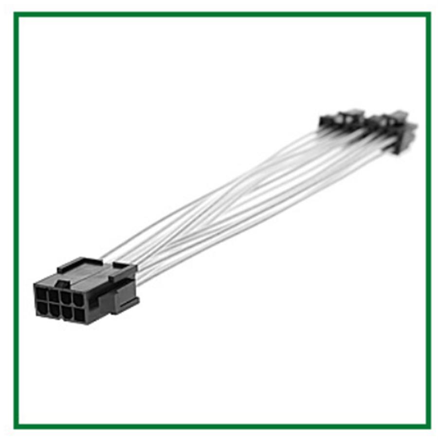5 Pcs 20cm PCIe 8 Pin Female to Dual 6+2 Pin Male GPU Power Cable Splitter Cord
