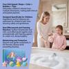 Mixed Shape Bath Bombs Set, Foaming Gentle Body Cleansing Bath Balls, Fun Aromatherapy Fizzies, Skin Soothing Gift